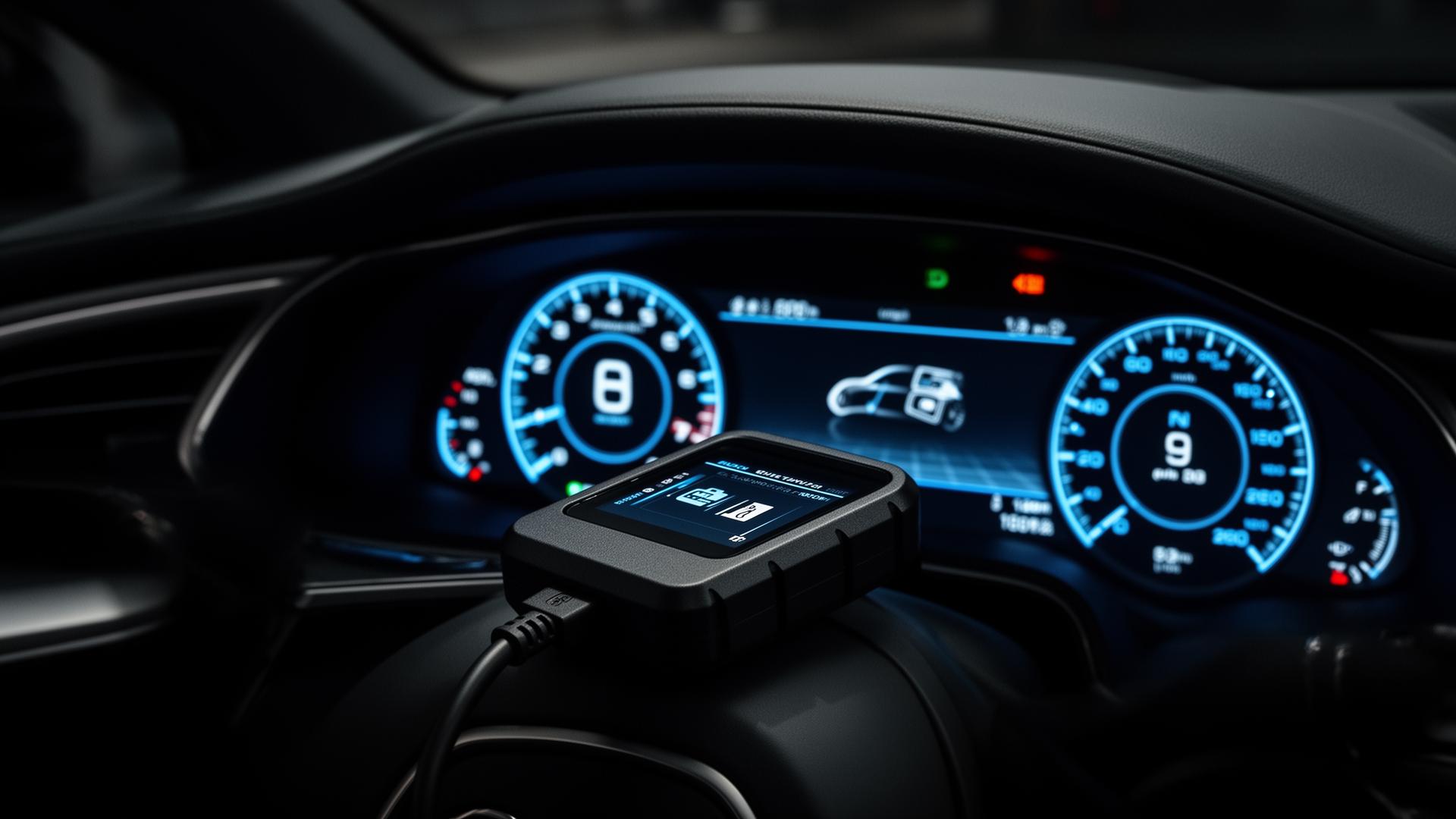 Mobile car electrician diagnosing an ECU in Manchester